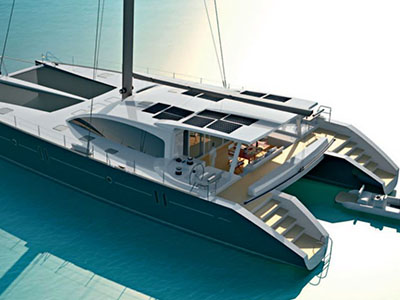 Custom Sail Catamaran for Sale  Van Peteghem - Lauriot Prevost 80 Custom 
